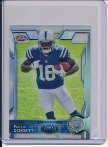 PHILLIP DORSETT 2015 TOPPS MINI CHROME SILVER PRIZMS REFRACTOR RC #170 PATRIOTS - Picture 1 of 2