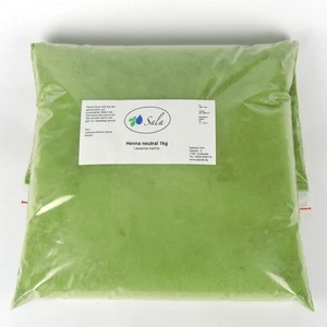 (11,40/kg) Henna Pulver Haarfarbe natürliche Haarpflege neutral 1000 g 1 kg - Bild 1 von 1