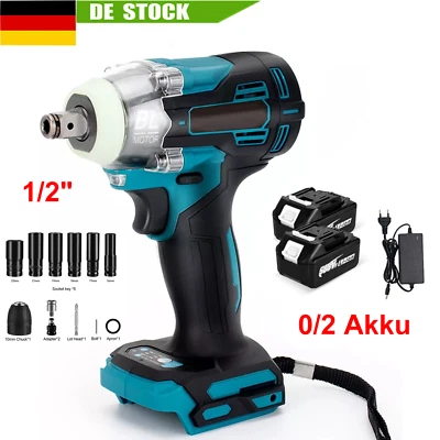 Akku Schlagschrauber 800Nm Ratschen Akkuschrauber Bürstenloser Für Makita 18V - Bild 1 von 4