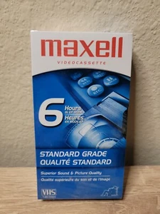 VHS Video Cassette 6 hour T-120 Blank Tape Sealed NEW - Picture 1 of 3