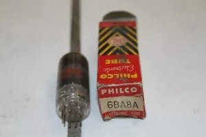 Vintage Philco Electronic Vacuum Tube 6BA8A NOS ungetestet - Bild 1 von 5