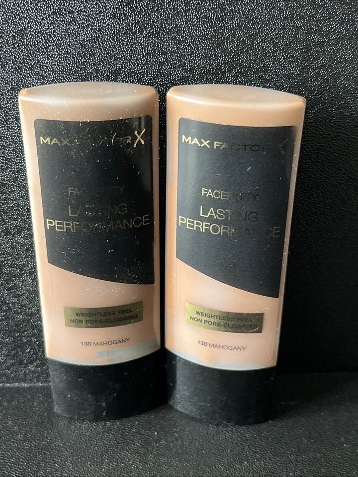 Pack OF 2 MAX FACTOR FACEFINITY LASTING PERFORMANCE FOUNDATION 130 MAHOGANY R50 - Image 1 of 1