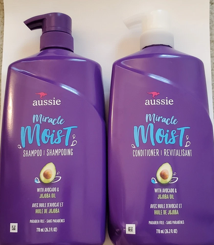 Aussie 26.2 Oz Miracle Moist With Avocado & Jojoba Oil Shampoo Conditioner Set - Image 1 of 1