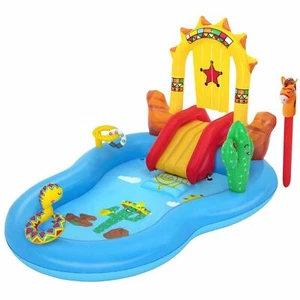 Bestway Wild West Play Centre & Paddling Pool Children's pool and Slide - Picture 1 of 6