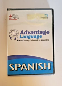 Advantage Language Breakthrough Interactive Learning-Spanish 4 CD Set: Beginner - Picture 1 of 2