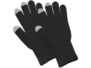 Winter Knit With Touch Screen Thermal Insulated Finger Mitten Black Gloves Lot - Picture 1 of 5