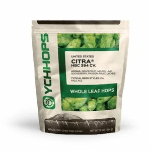 Citra WHOLE CONE HOPS - 1 LB Homebrew Beer IPA Pale Ale Brewing Hops HBC 394 - Picture 1 of 2