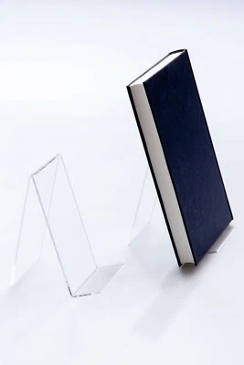 10 Stück Buchständer,Buchstütze,Buchaufsteller,Acrylglas,Buchhalter,Präsentation - Bild 1 von 4