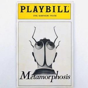 Metamorphosis Playbill 1989 Baryshnikov Kafka Rene Auberjonois Broadway - Picture 1 of 4