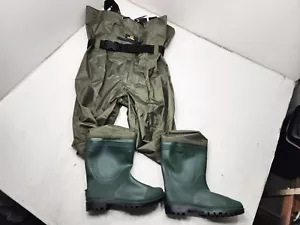 DRYCODE Waders M13 Chest Waders with Boots Waterproof, 2-Ply Nylon - Picture 1 of 8