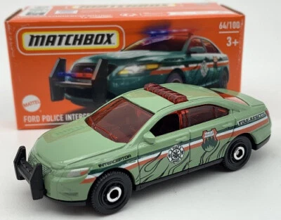 Ford Police Interceptor Matchbox mit Papp BOX 1:64 NEU ungeöffnet - Bild 1 von 4