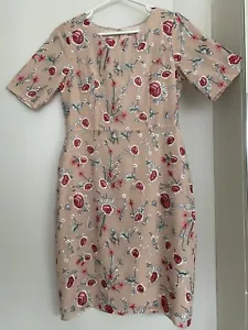Alannah Hill Dress Size 10 Exquisite Chiffon Embroidered Roses NWT RRP $389 - Picture 1 of 9