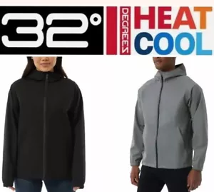 32 Degrees Cool Unisex Waterproof Breathable Rain Jacket - Picture 1 of 22