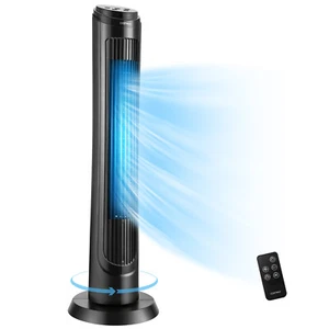 40" Tower Fan with Remote 75˚ Oscillating Fan w/ 3 Wind Modes & 4 Wind Speeds - Picture 1 of 10