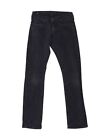 LEE Boys Slim Jeans 11-12 Years W26 L28 Navy Blue Cotton AS15