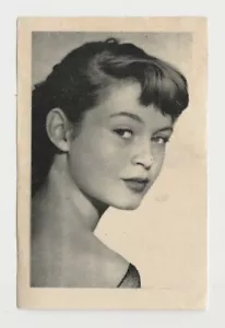 Tarjeta coleccionable Brigitte Bardot 1954 Ruiz Romero estrella de cine stock de papel #53 E5 - Imagen 1 de 2