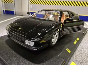 Ferrari 348 TB Berlinetta 1989 Black 1:24 Scale Model Car in Display Case F119 - Picture 1 of 14