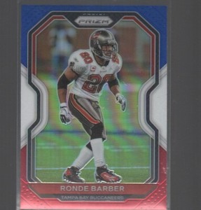 RONDEE BARBER  2020 PANINI PRIZM RED WHITE BLUE PRIZMS CARD #262