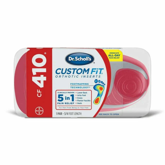 Dr. Scholl's CF410 Custom Fit Orthotic Inserts
