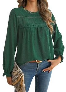 Boho Tops for Women Fashion 2025 Long Sleeve Shirts For Women Blouses Dressy ... - Picture 1 of 6