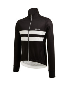 2022/23 Colore Halo Cycling Jacket Black by Santini