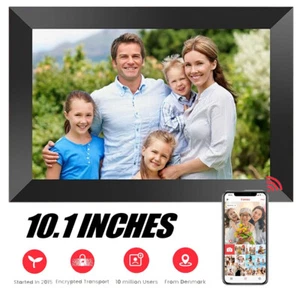 10 Inch Digital Photo Frame Electric Picture Frame WiFi IPS Touch Screen Black - Picture 1 of 13
