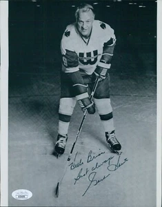 Gordie Howe Hartford Whalers Signed 7.5x10 Magazine Page Photo JSA Authenticated - Picture 1 of 2