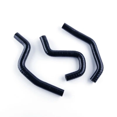 Manguera de refrigerante de radiador de silicona negra para Honda CR85 CR85R CR85RB 1996-2007 Foto 1 de 4