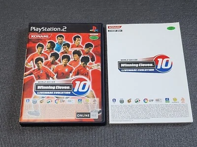 Sony PlayStation2 Winning Eleven 10 Liveware Evolution & Book Game Korean PS2 - Image 1 of 4