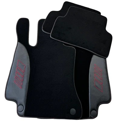 Alfombrillas negras para Mercedes Benz Clase S Z223 Maybach (2021-2023) con carbono Foto 1 de 4