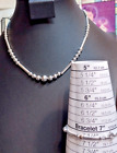 Ensemble collier et bracelet Trifari 2 pièces SP étiquette de fabricant de perles graduée sur les deux très bon état