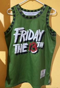 Camiseta deportiva de baloncesto Headgear Classics Friday The 13th Jason Halloween talla pequeña - Imagen 1 de 7