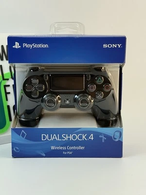 Sony OEM DualShock 4 Wireless Controller For PlayStation 4 Jet Black PS4 *NEW* - Image 1 of 4
