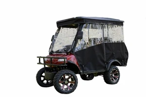 Carrito de golf Red Dot negro grado marino vinilo recinto para Evolution Forester 4 - Imagen 1 de 8