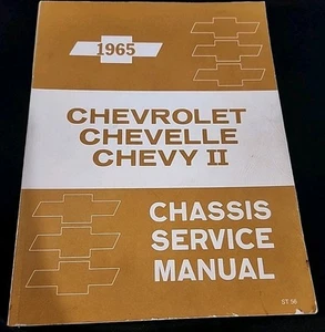1965 Chevrolet Chevelle Chevy II Chassis Service Shop Repair Manual , Vtg - Picture 1 of 3