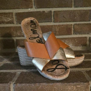 Sam Edelman Audrea Slide Sandals Brown Womens Size 8 - Picture 1 of 6