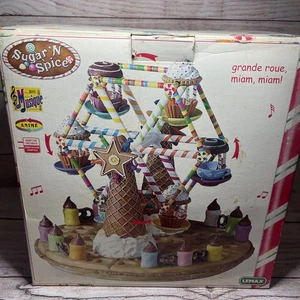 Lemax Sugar N Spice Yummy Yummy Animated Ferris Wheel Lights & Music Works Great - Picture 1 of 9