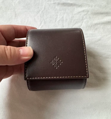 Luxury Patek Philippe Watch Case - Brown Leather Travel Pouch - Brand New Boxed - Image 1 of 4