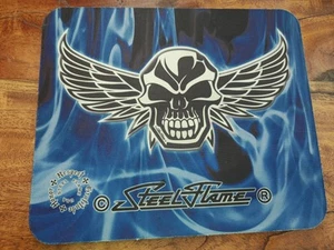 Steel Flame Winged Hardness Neoprene Mousepad - Photo 1/2