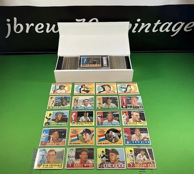 Juego casi completo de béisbol Topps 1960 (422/572) • Mantle/Mays/Maris/Yaz Foto 1 de 4