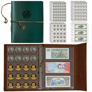 Coin Collection Book Holder for Collectors,428 Pockets Coin Collection Suppli... - Picture 1 of 6