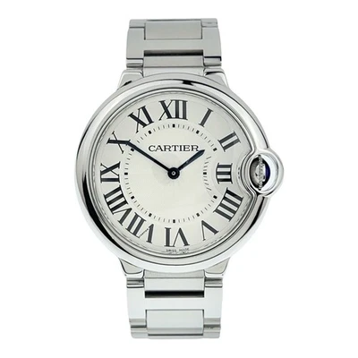 Cartier Ballon Bleu Stainless Steel Silver Dial 36mm Quartz Men’s Watch W69011Z4 - Image 1 of 4