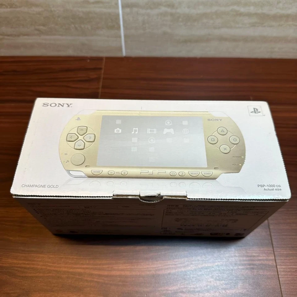 PSP 1000 Console, Champagne Gold, 4837 From Japan - Image 1 of 4