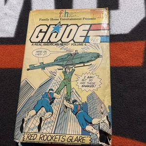 G.I. Joe Volume 6: Red Rockets Glare 1985 Animation VHS FHE Big Box Hasbro - Picture 1 of 15