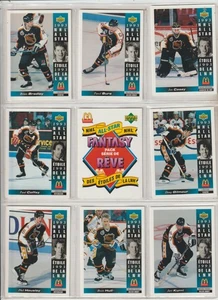 1992-93 McDONALDS/UPPER DECK NHL ALL-STAR FANTASY COMPLETE (33) CARD SET W/EXTRA - Picture 1 of 4