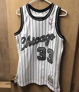 Scottie Pippen Mitchell & Ness Chicago Bulls Jersey 2003-04 S Hardwood Classics - Picture 1 of 8