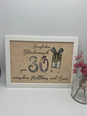 Geldgeschenk personalisiert zum Geburtstag, - Bild 1 von 4