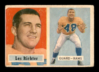 1957 Topps #10 Les Richter  G/VG X3123822 - Image 1 of 3