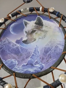 2019 Bradford Exchange Sacred Spirit Dreamcatcher Moonlit Harmony by Robin Koni - Picture 1 of 3