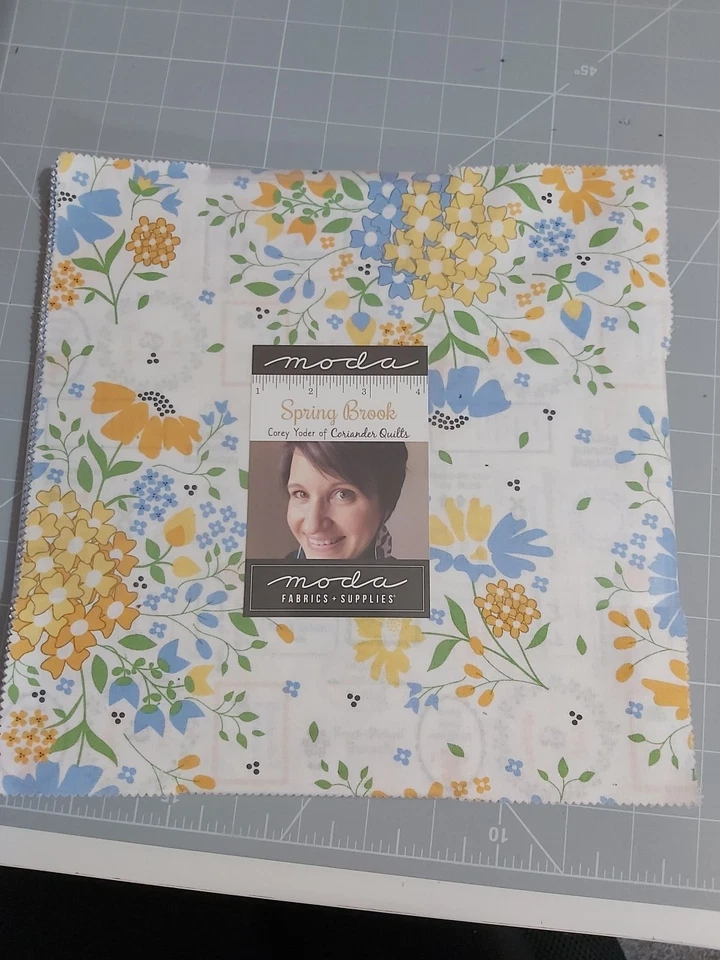 Moda Layer Cake Fabric Spring Brook By Corey Yoder - Image 1 of 1